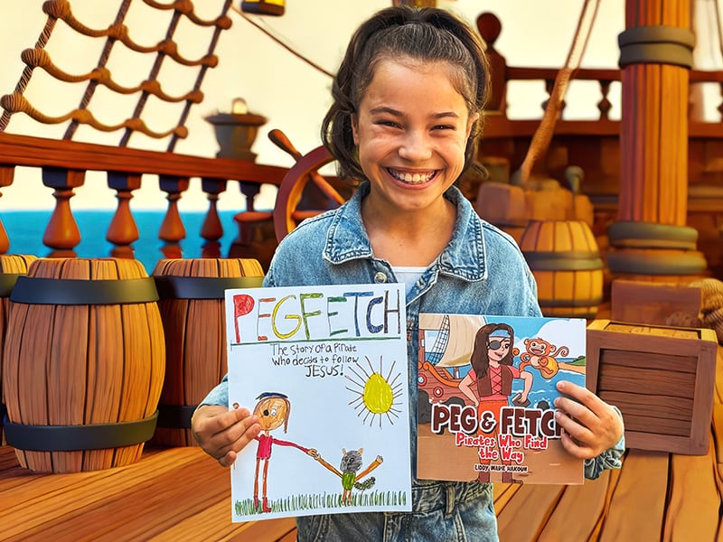PEG & FETCH Pirates Who Find the Way by Liddy Marie Hakoun